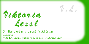viktoria lessl business card